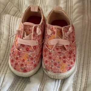Floral Pink Kids Shoes
